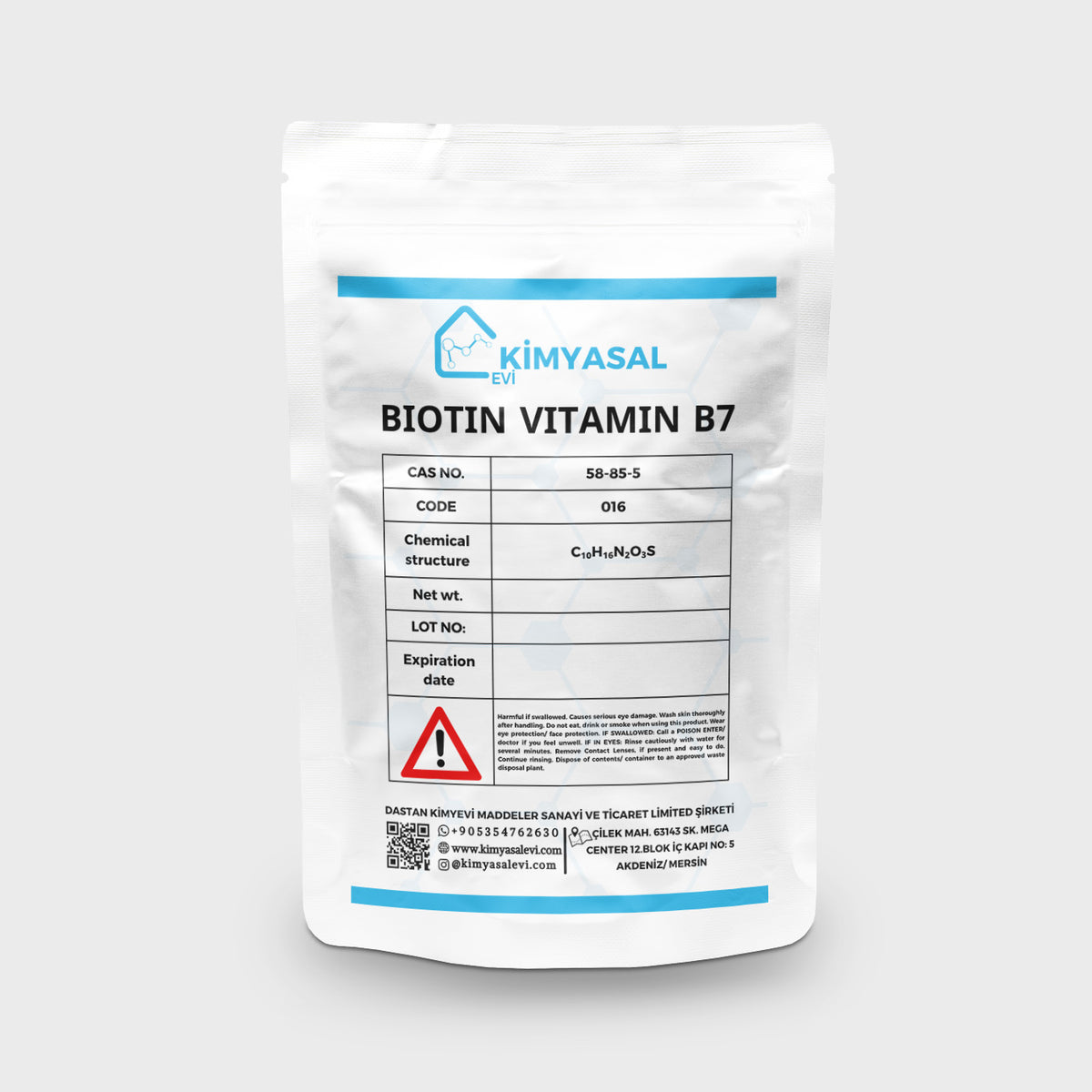 016 BİOTIN (Vitamin B7)