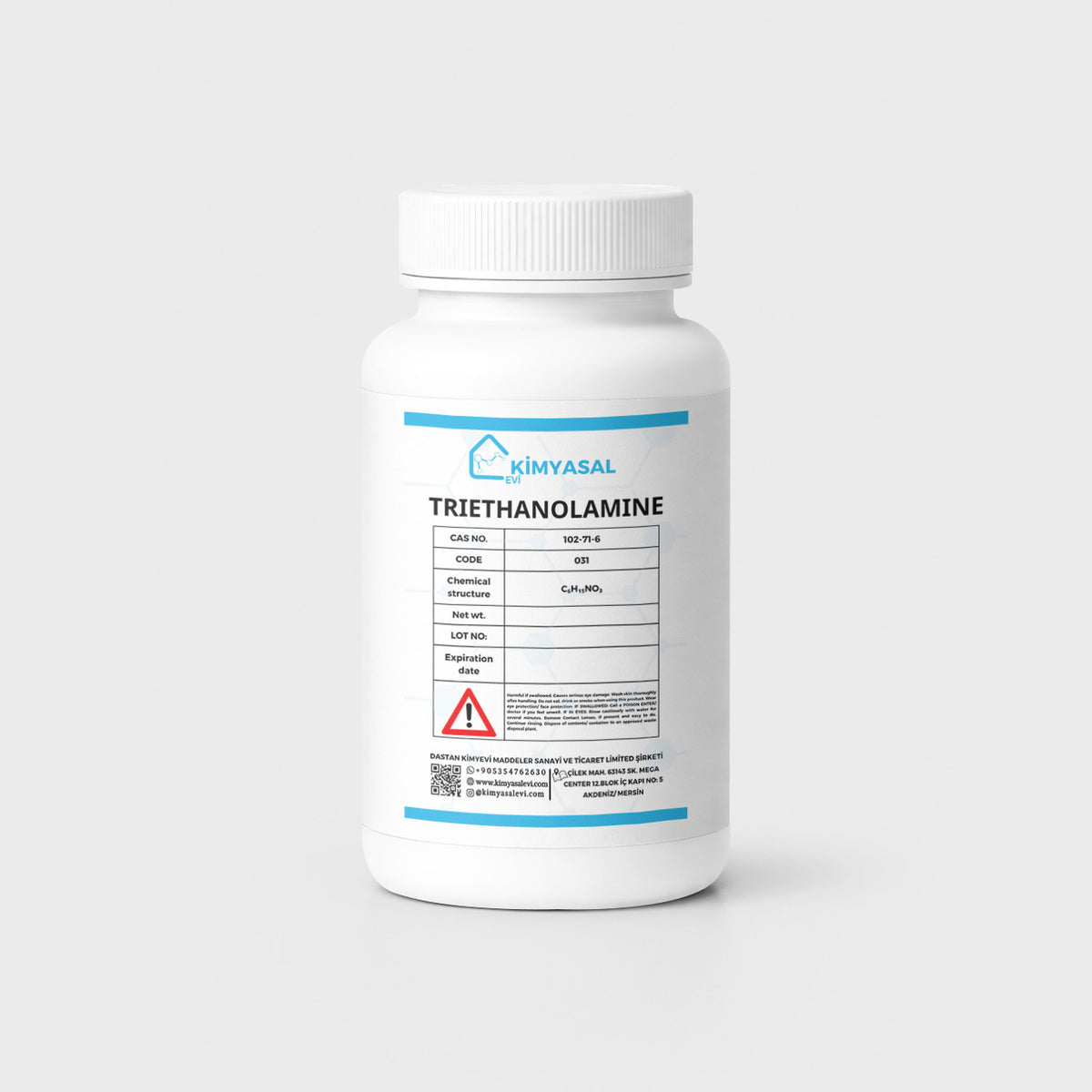 031 TRİETANOLAMİN - TRIETHANOL AMINE TEA Ürün ana görseli