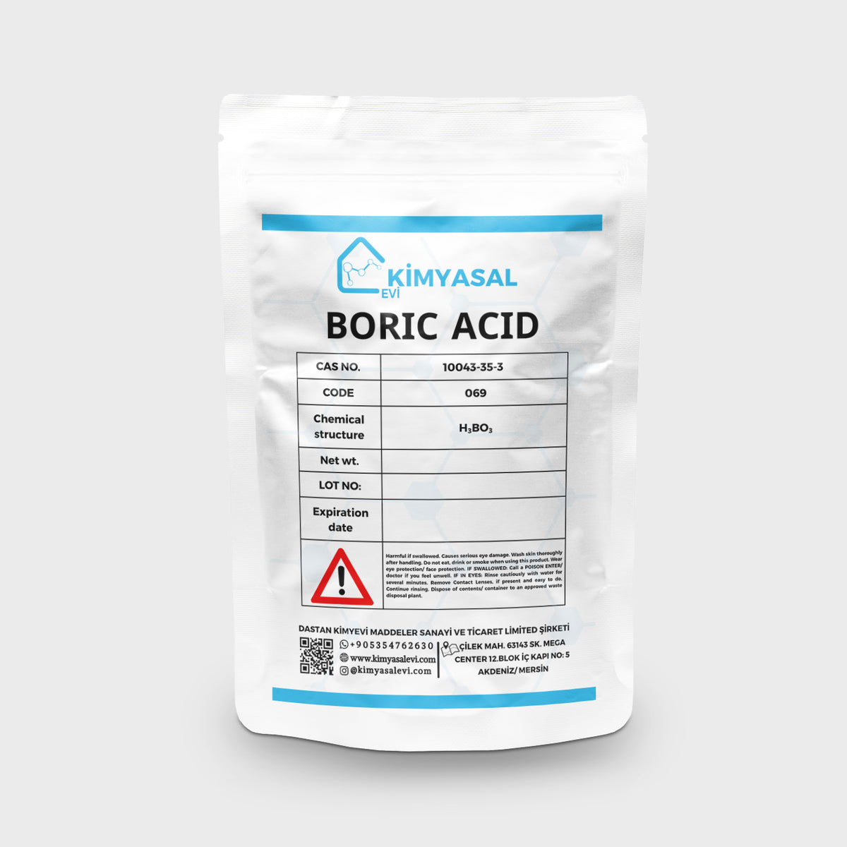 069 BORİK ASİT - BORIK ACID