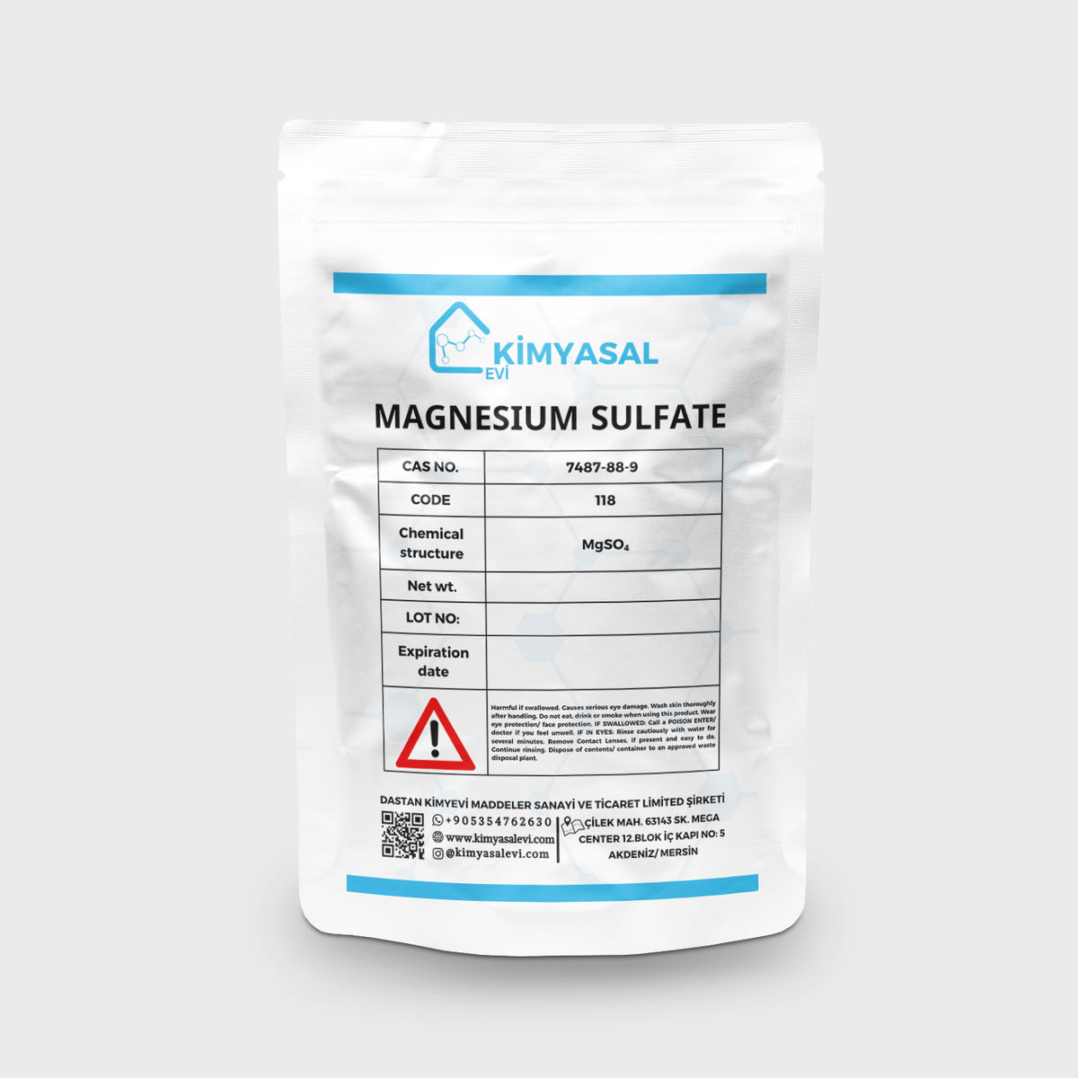 118 Magnesium sulfate - Magnezyum Sülfat