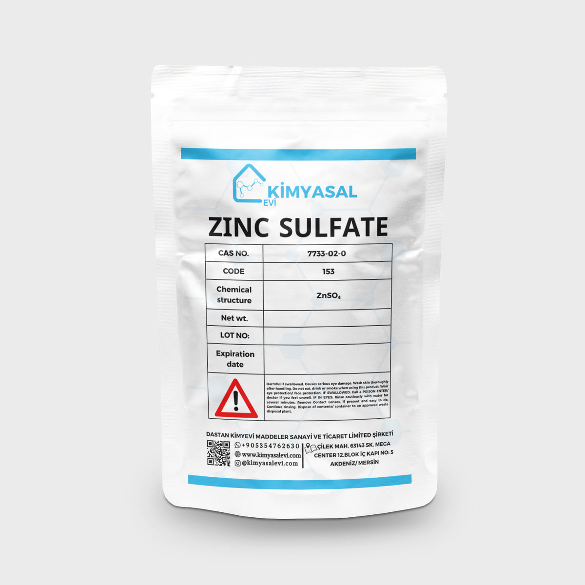 153 Zinc Sulfate - Çinko Sülfat