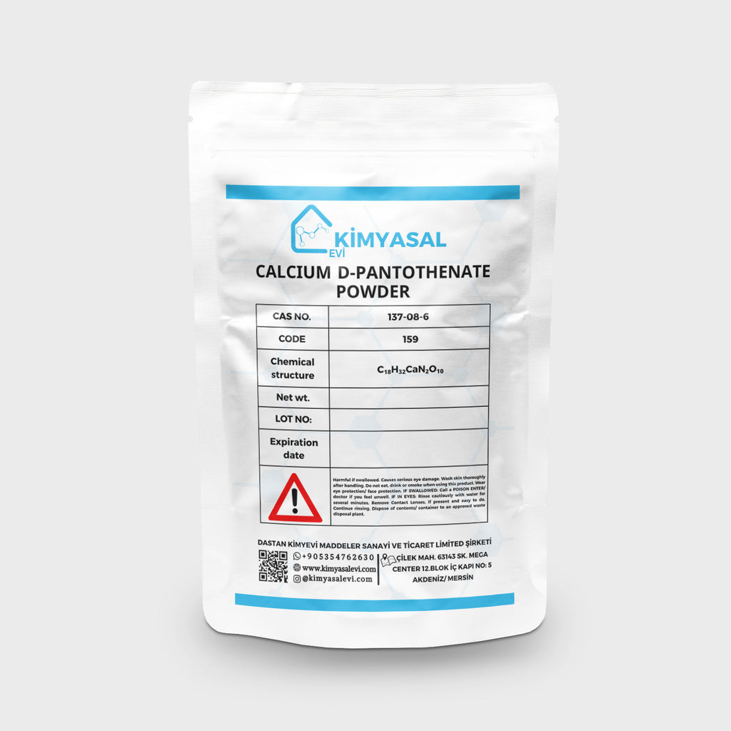 159 CALCIUM D-PANTOTHENATE (POWDER) - KALSİYUM D-PANTOTENAT (TOZ)