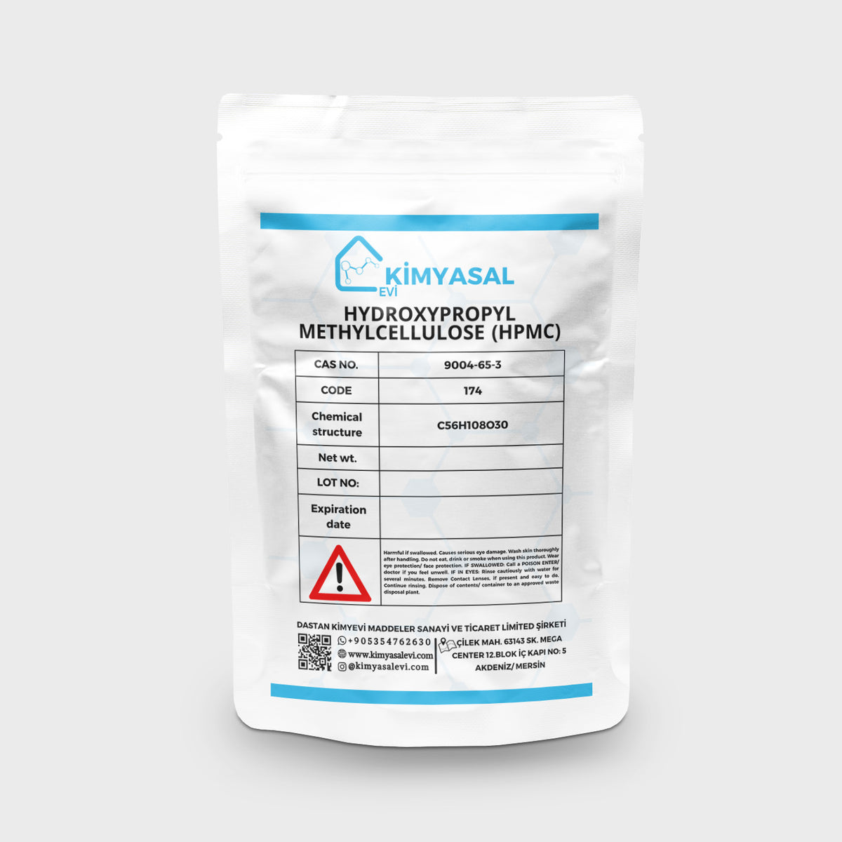 174 HYDROXYPROPYL METHYLCELLULOSE - HİDROKSİPROPİL METİLSELÜLOZ (HPMC)