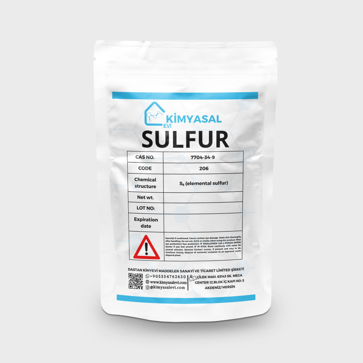 206 SULFUR POWDER - KÜKÜRT TOZU Ürün ana görseli