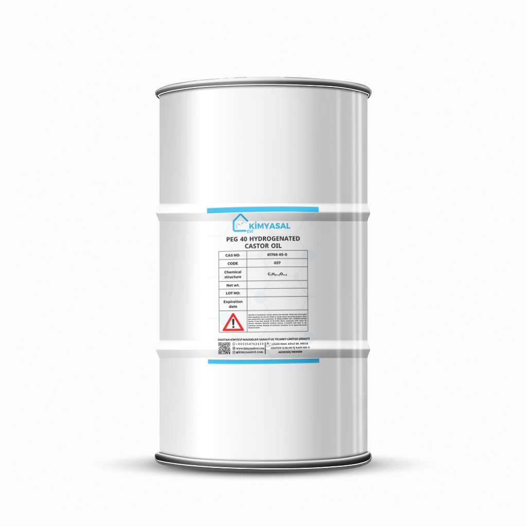 037 PEG 40 HİDROJENE HİNT YAĞI - PEG 40 HYDROGENATED CASTOR OIL