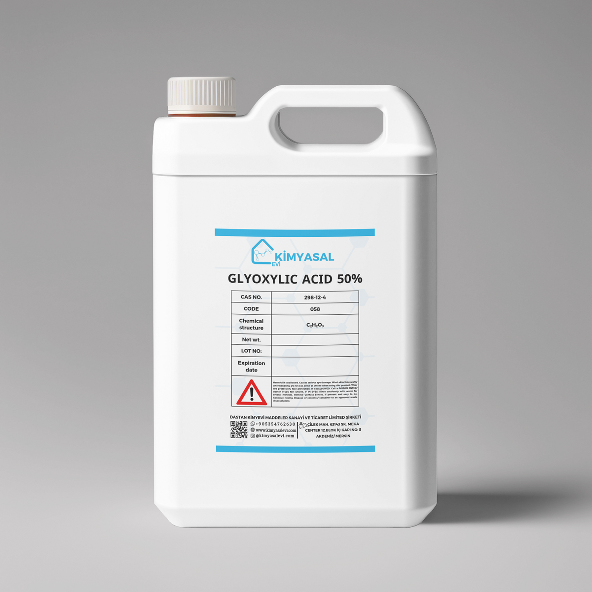 058 GLYOXYLIC ACID - GLİOKSİLİK ASİT 50%