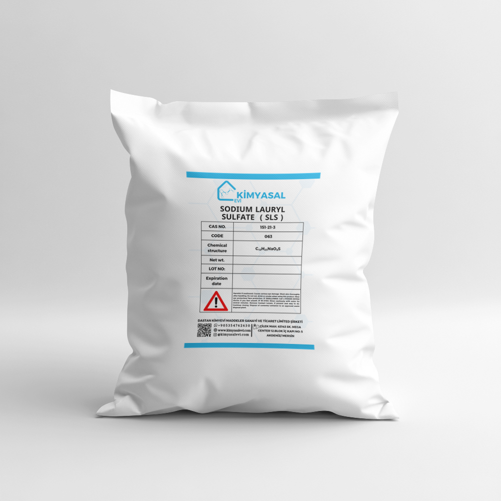 063 Sodyum Loril Sülfat - sodium lauryl sulfate (SLS) toz