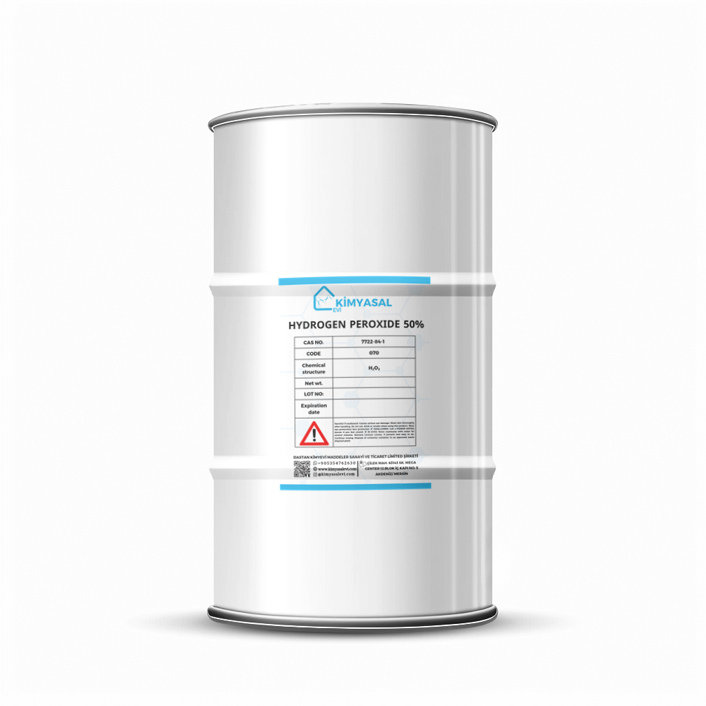 070 Hidrojen Per oksit %50 - oksijenli Su-Hydrogen peroxide 50%