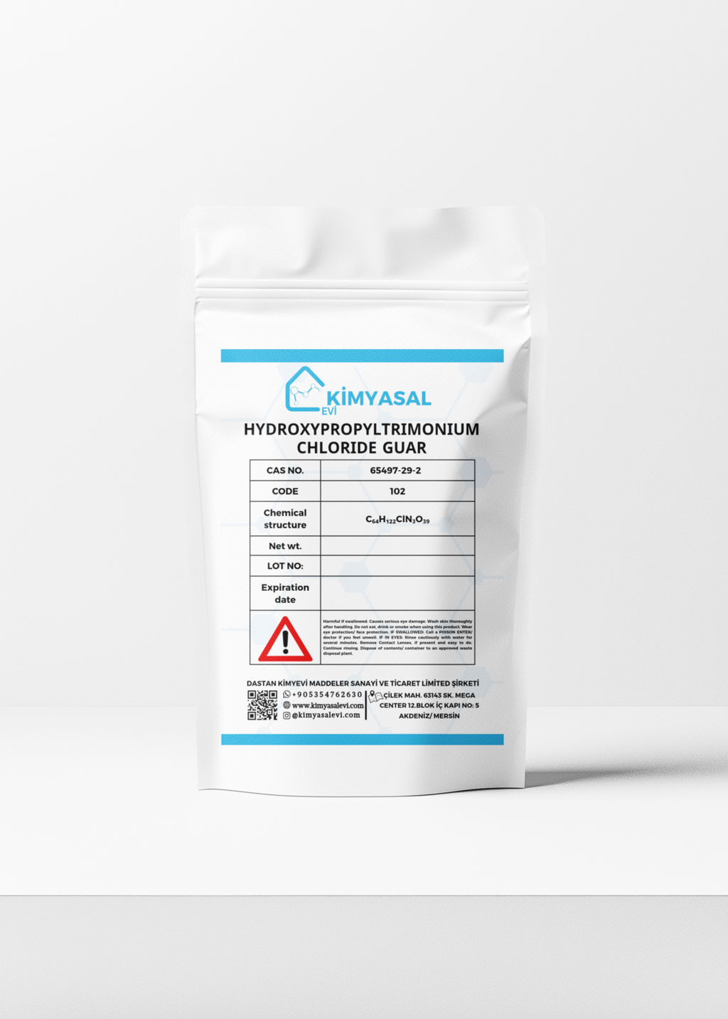 102 GUAR - HYDROXYPROPYLTRİMONİUM CHLORİDE