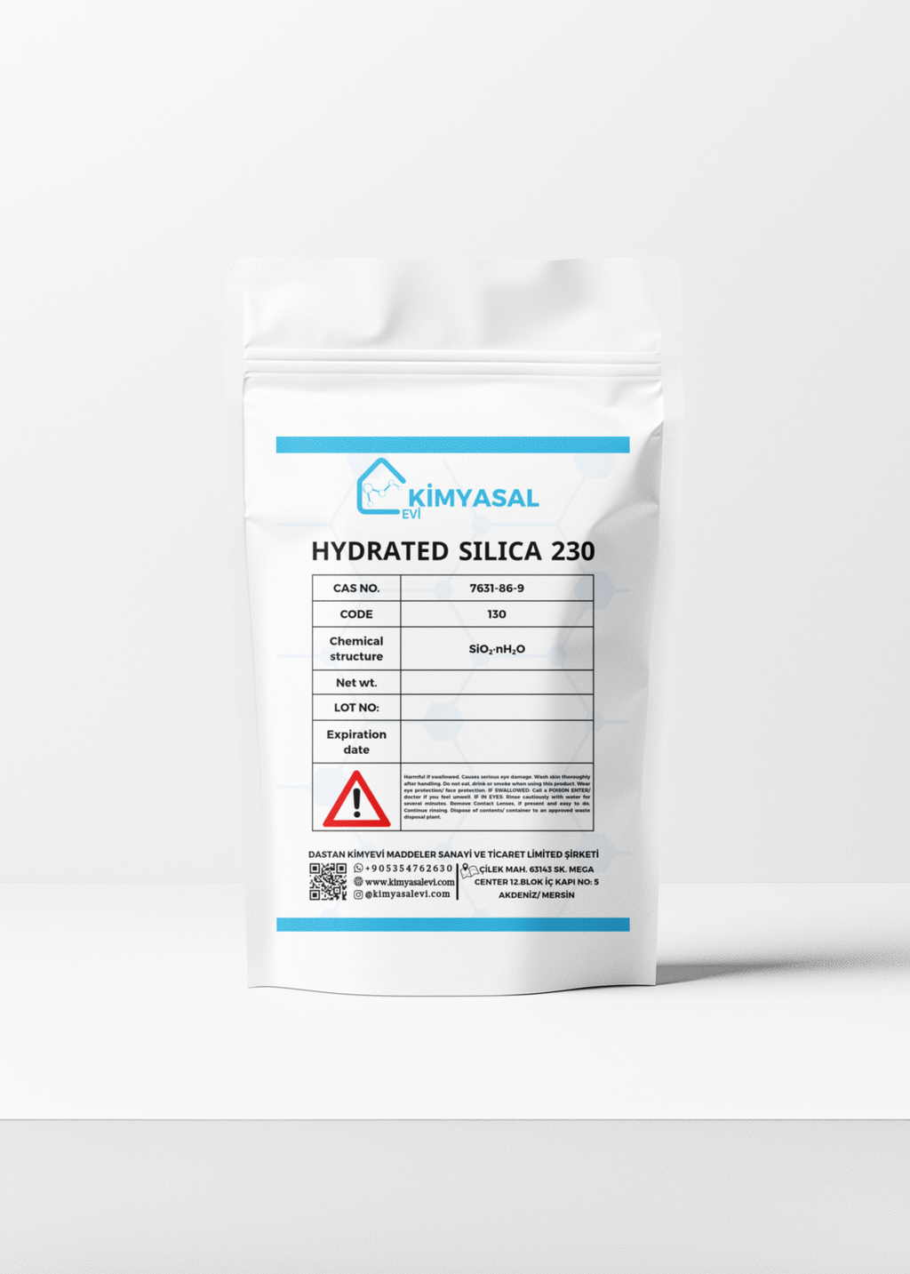 130 SİLİKA HİDRAT - HYDRATED SİLİCA / PRECİPİTATED SİLİCON DİOXİDE 230