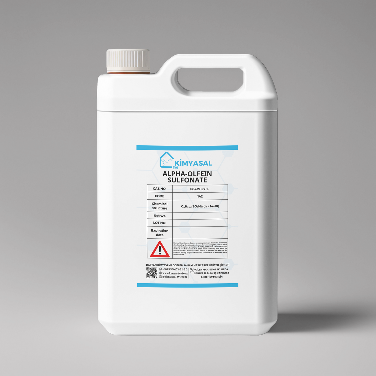 142 sodyum alfa olefin sülfonat - Sodium C14-16 Olefin Sulfonate (AOS) sıvı