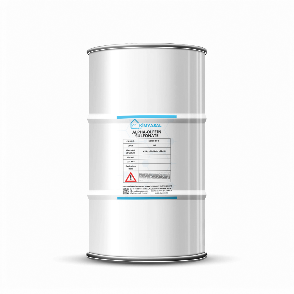 142 sodyum alfa olefin sülfonat - Sodium C14-16 Olefin Sulfonate (AOS) sıvı