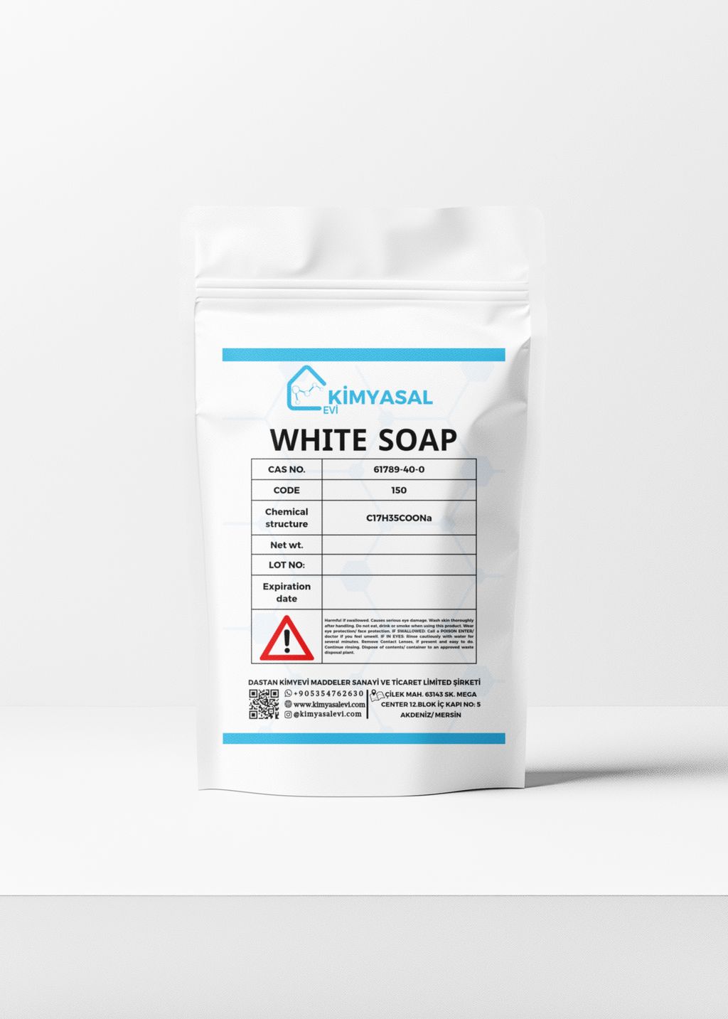 150 WHITE SOAP - Sabun Bazı Opak Beyaz
