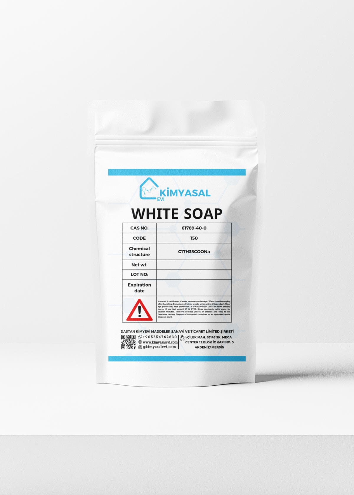 150 WHITE SOAP - Sabun Bazı Opak Beyaz
