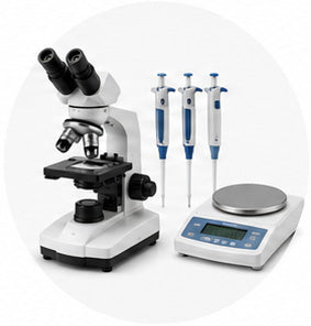 Laboratuvar cihazları – mikroskop, pipetler ve hassas terazi